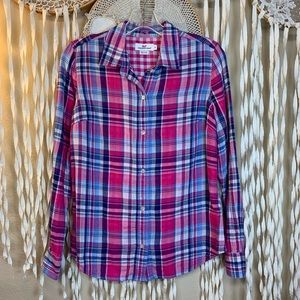 Vineyard Vines Vibrant Plaid Button Down Shirt